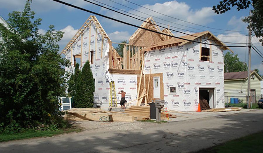 Wisconsin addition construction and framing